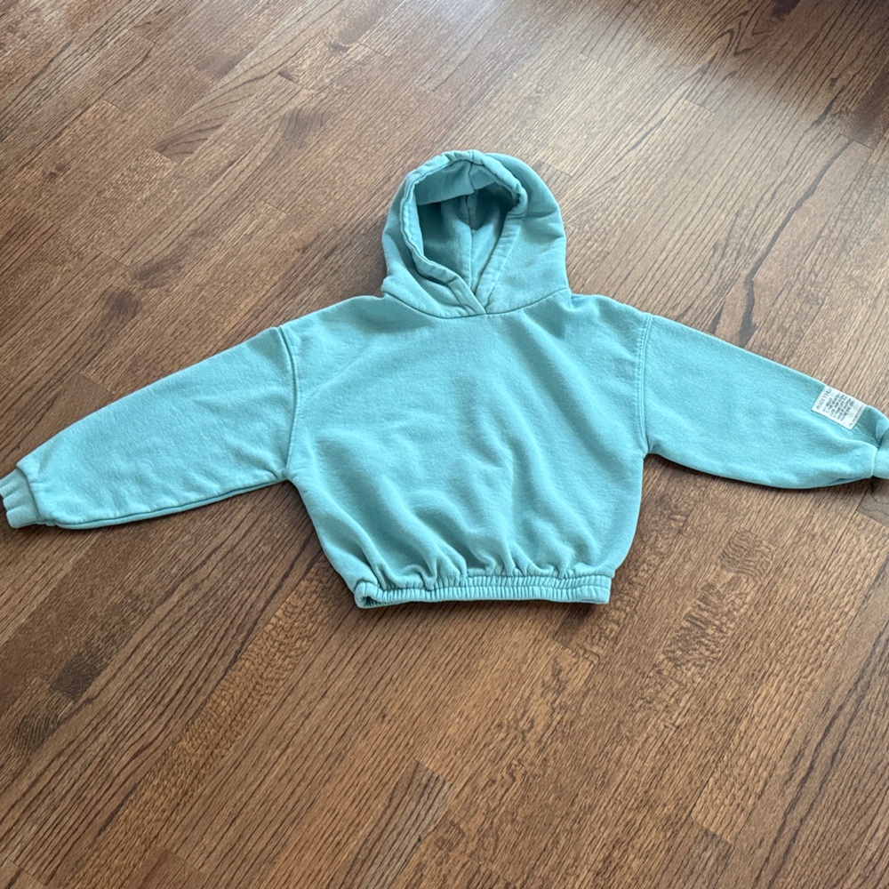 ZARA Kids Hoodie in Light Teal